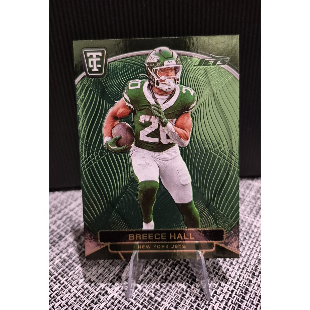 2024 Totally Certified Breece Hall #69 Green Mirror /99 Color‎ Match Jets